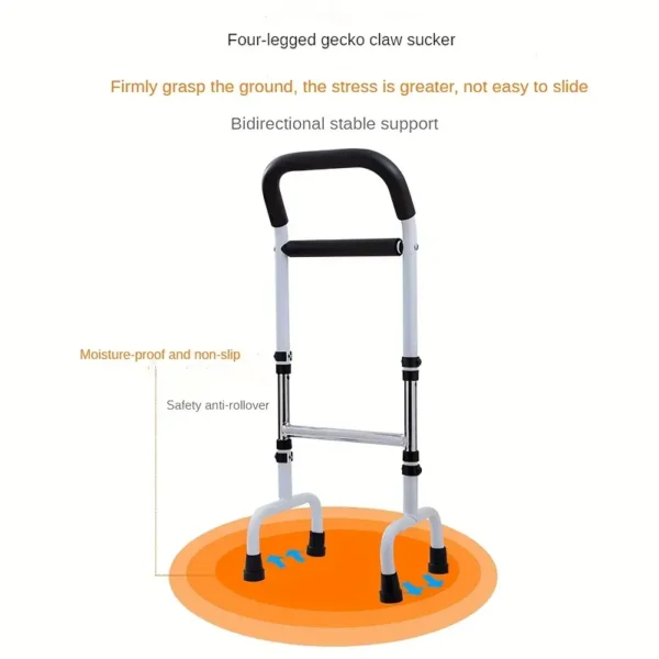Adjustable Height Cane with Non Slip Tips