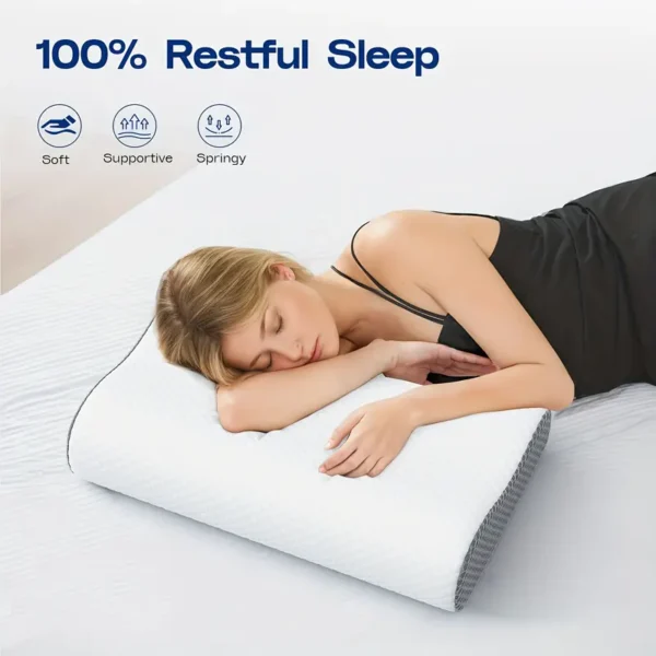 Contoured Cervical Pillow for Neck Relief