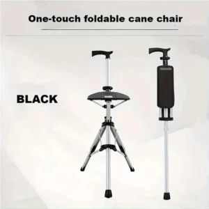 Multifunctional Folding Cane with Stool