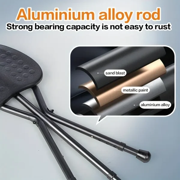 Durable Folding Walking Stick Chair