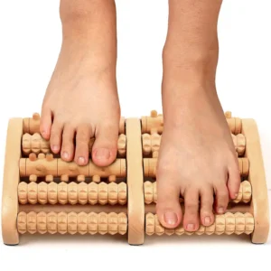 Wooden Foot Massager Roller - Relief for Feet